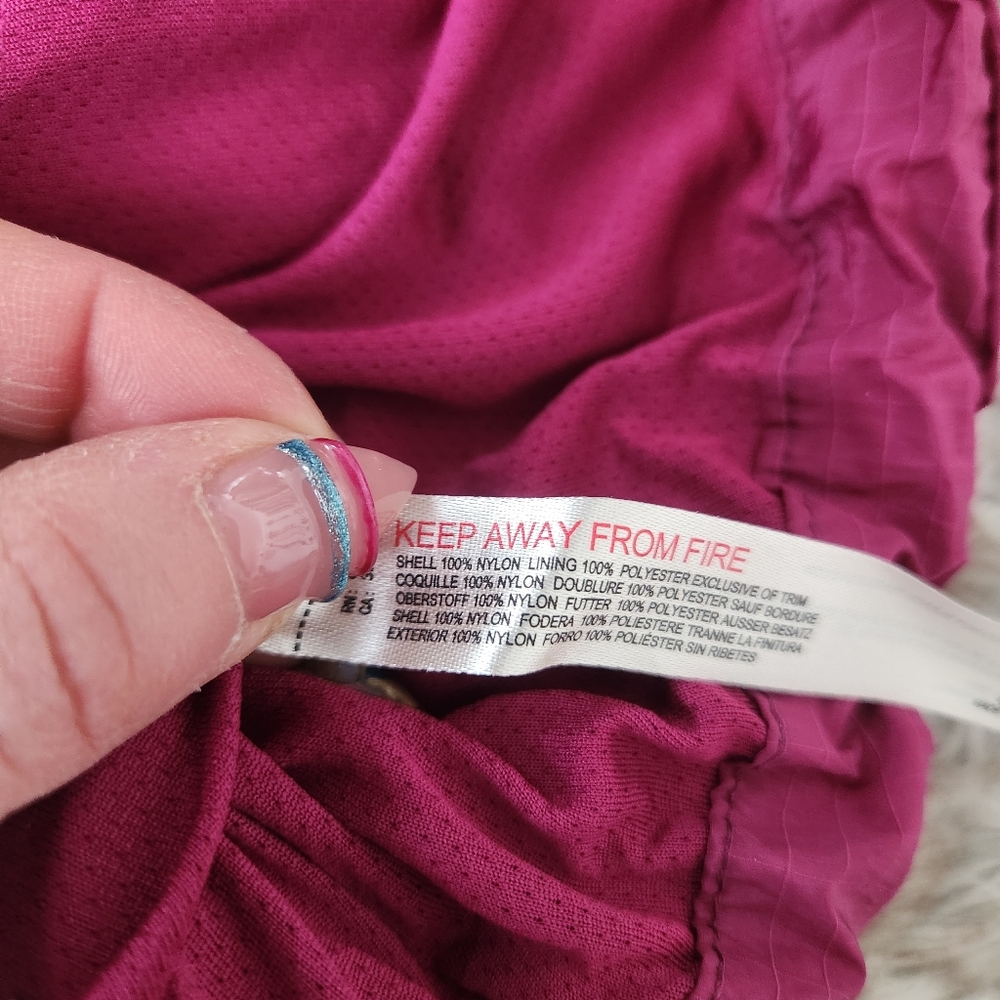 Free People FP Movement Happy Camper Pullover Misty Plum Windbreaker Jacket - Picture 10 of 15